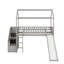 Lit mezzanine simple avec glissade-491878442