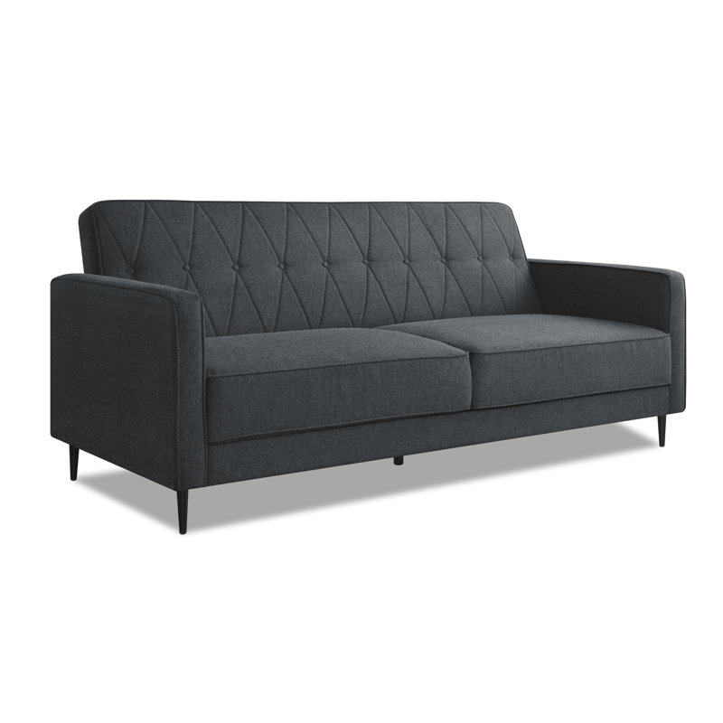 Locke 3 Seater Chenille Sleeper, Dark Grey