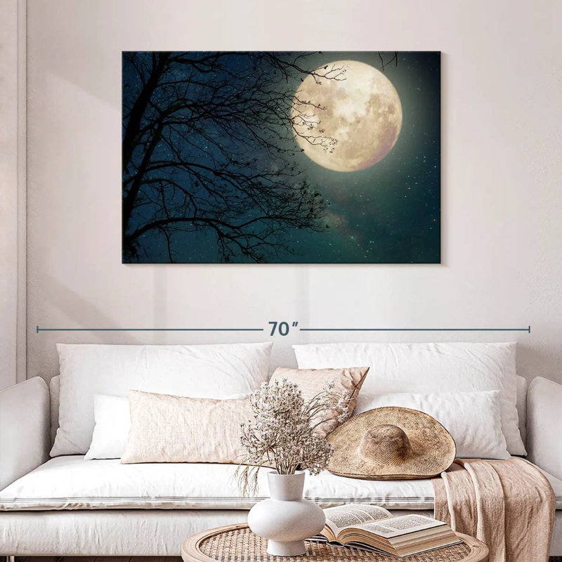 Arbre Oberle au clair de lune, H 30 po x l 45 po