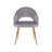 Linkoski 17.91'' H Velvet Upholstered Armchair-1850327520