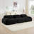 Anwen 3-Piece Modular Corduroy Sectional, 32D High-Resilience Sponge Sofa For Living Room-559417856
