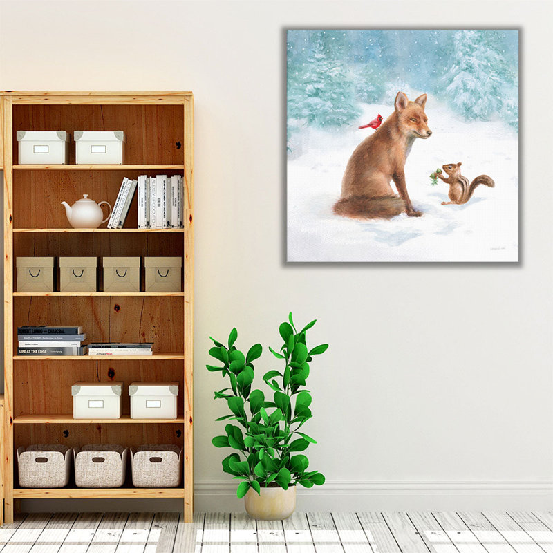 «Woodland Celebration V», reproduction d'art sur toile, H 40 po x l 40 po