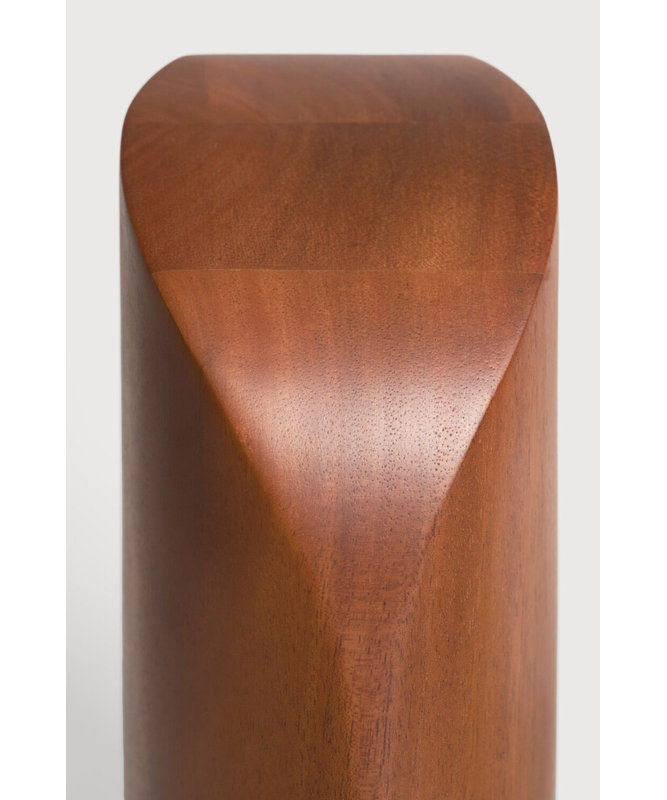 Pi Solid Wood Bookends, Brown