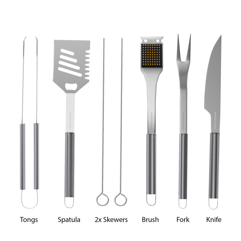 Stainless Steel Dishwasher Safe Grilling Tool Set