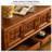 Retro Carved Rectangular Solid Wood TV Stand-821240849