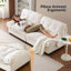 Causeuse en velours 80 po Cloud-1708447665