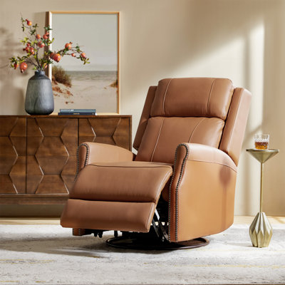 Fauteuil inclinable électrique pivotant en cuir 29,25 po Urtan