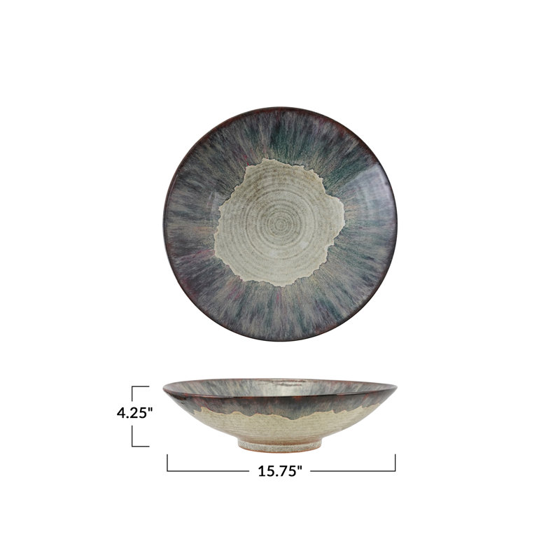 Round Stoneware Platter