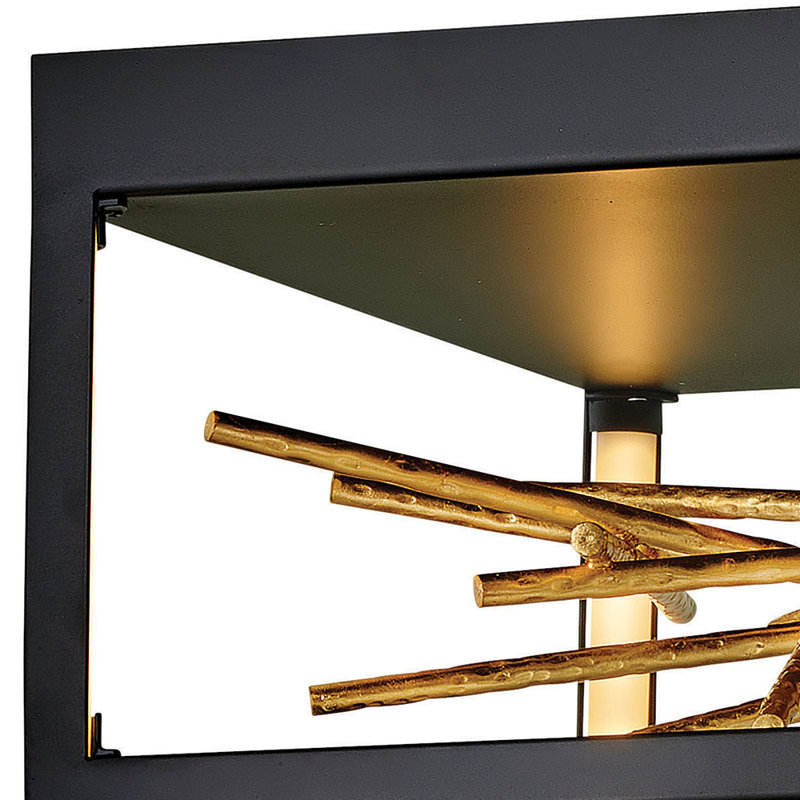 Plafonnier encastré rectangulaire 1 lumière à DEL 18 po Styx