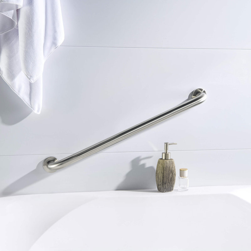 26.38'' Bath Safety Grab Bar, Silver