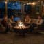 Banesa 29" Round Wood-Burning Bronze Finish Steel Fire Pit Bowl with Spark Screen and Poker-640089335