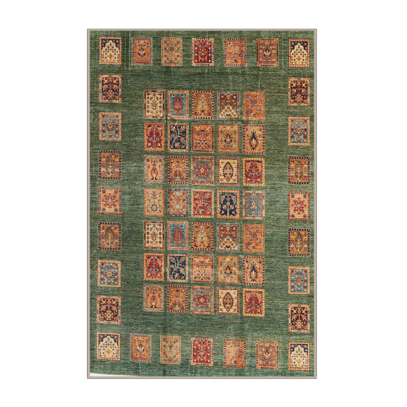 Tapis abstrait 4154, Rectangle 5 pi x 7 pi