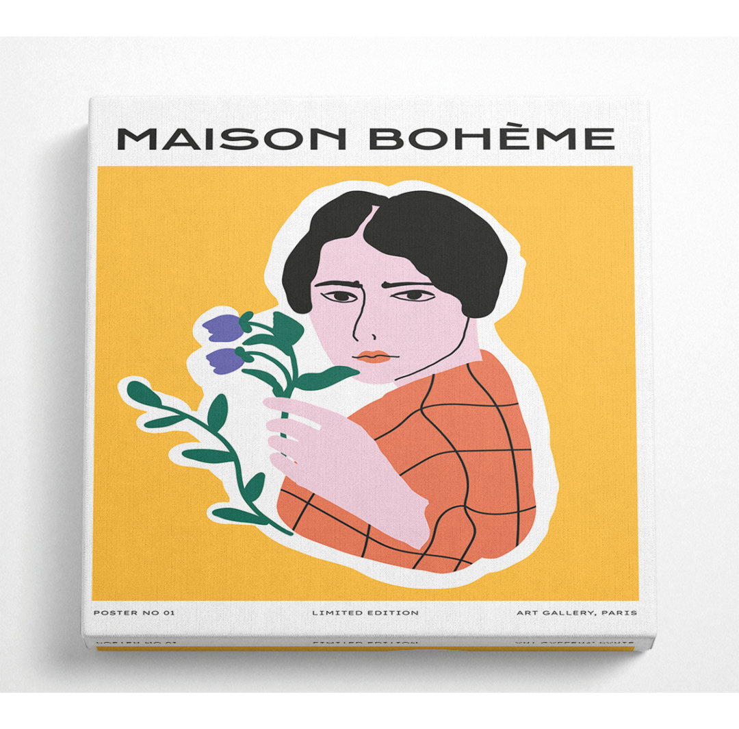 Maison Boheme Illustration - Kunstdrucke auf Leinwand