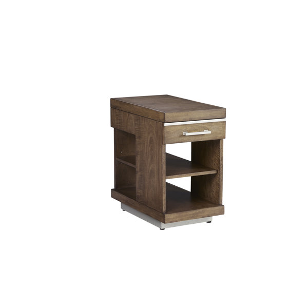 Latitude Run® 24'' Tall End Table with Storage | Wayfair