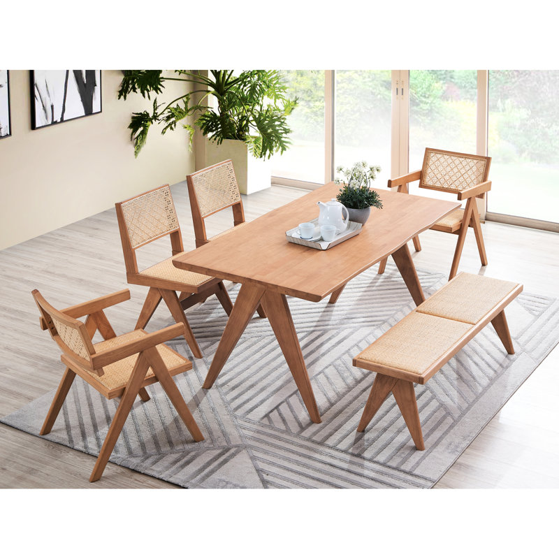Chaise d'appoint 2 avec tissage naturel et finition - Rehaussez votre décor extérieur