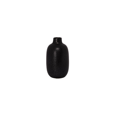 Vase en céramique noir