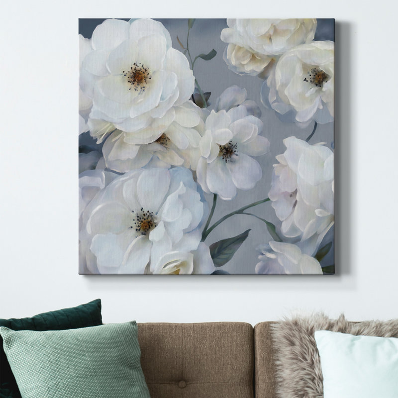 Timeless Climbing Rose - Wrapped Canvas Print, 40" H x 40" W x 1" D