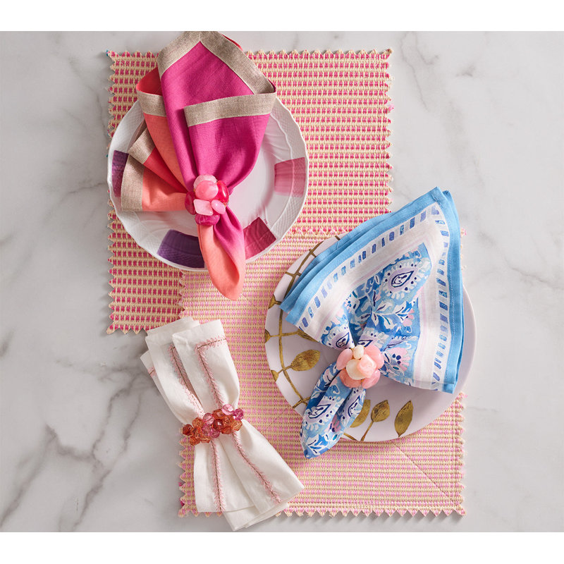 Duet Placemat, Pink/Blush