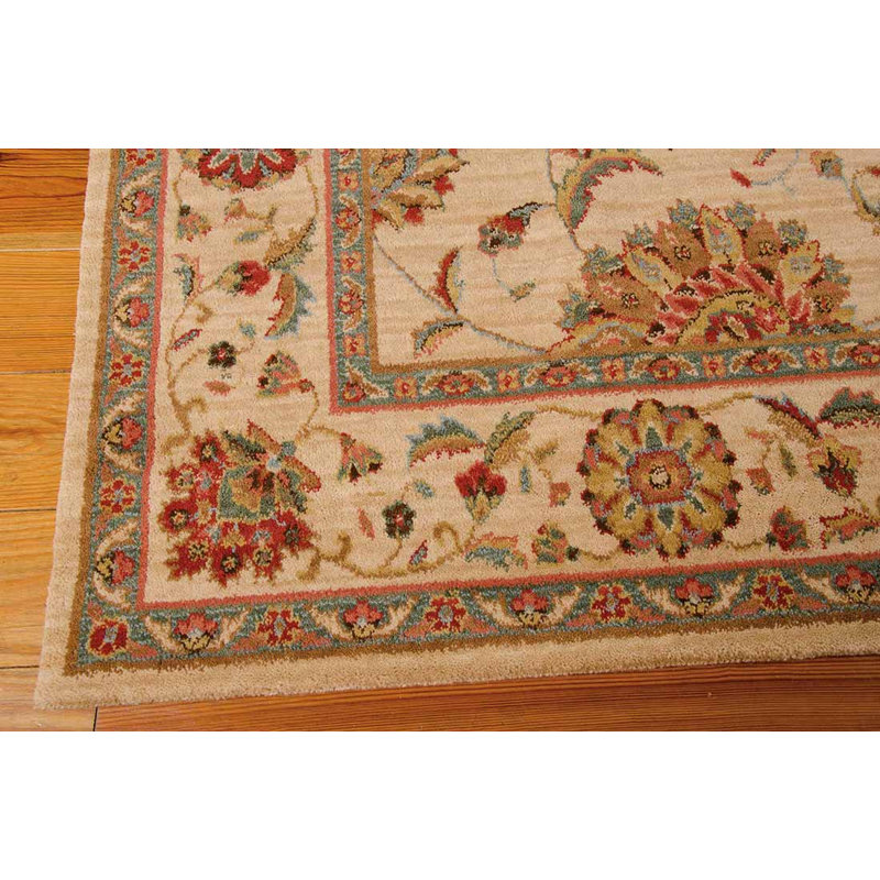Crownover Wool Oriental Indoor / Outdoor Rug, Runner 2'6" x 12'