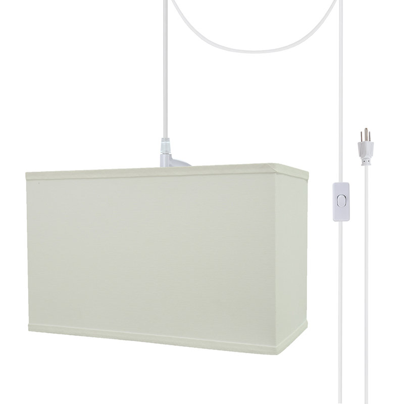 Ber 1 - Light White Single Pendant, White