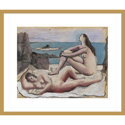 «Three Bathers» par Pablo Picasso, impression giclée sur cadre