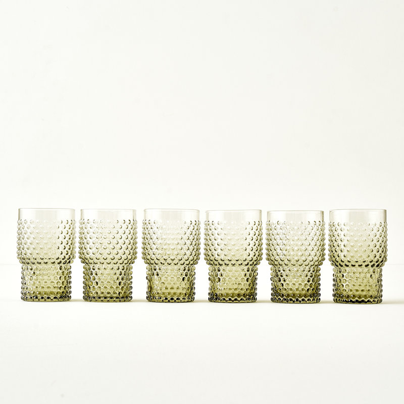 Ensemble de 6 verres à whisky Bubble