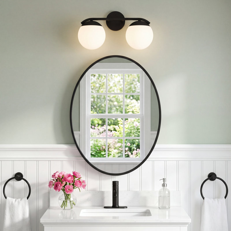 Jaye 2 - Light Dimmable Vanity Light, Matte Black