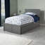 Lit plateforme en bois massif Nantucket avec pied de lit et gigogne-126308747-126308748