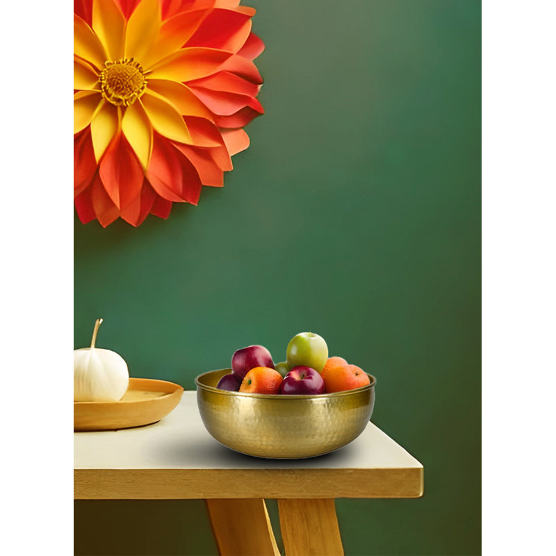 Bol décoratif en aluminium Brahmsley