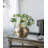 Golden Aluminum Chisel Flower Vase-1717270067