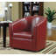 Fauteuil demi-tonneau pivotant de 29,5 po Melvyn-217796570