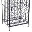 Armoire pour 35 bouteilles en fer forgé avec serrure