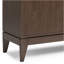 Buffet Harper en bois franc brun noyer