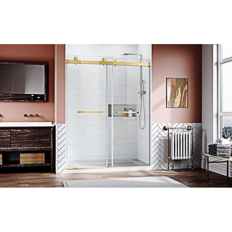Frameless Sliding Shower Glass Door