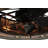 Barringer 21 - Light Dimmable LED Wagon Wheel Chandelier