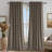 NICETOWN 2 Panels 100% Linen Blackout Plaid Curtains for Bedroom Living Room, Rustic Gingham Windowpane Drapes Thermal Insulated Privacy Rod Pocket Back Tab-1215793293-1215793294