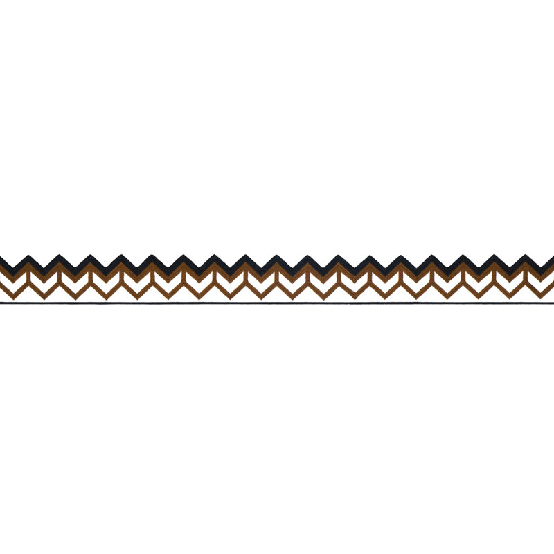 Sparren Embroidered Tape, Brown