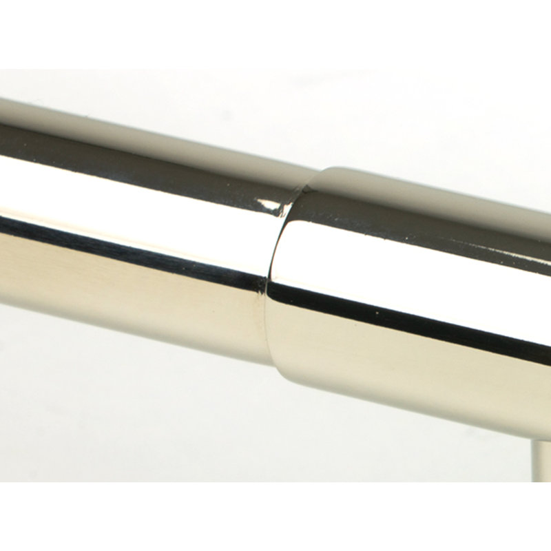 Bar Handle, Polished Nickel, 9.6 cm