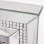 Manufactured Wood Quartz movement / Crystal Tabletop Clock in Silver