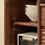 Commode d'appoint multifonctionnelle en bois massif-1933630370