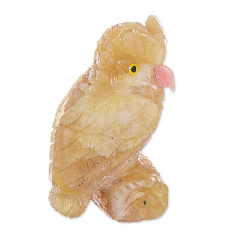 Figurine dentelle chouette mystique