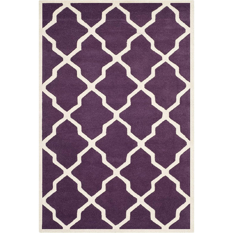 Carolene Hand Tufted Wool Geometric Rug