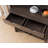 Dittmer Wine Display Cabinet,Wine Rack with Multi Storage & 3 Wine Bottle Compartments in Walnut