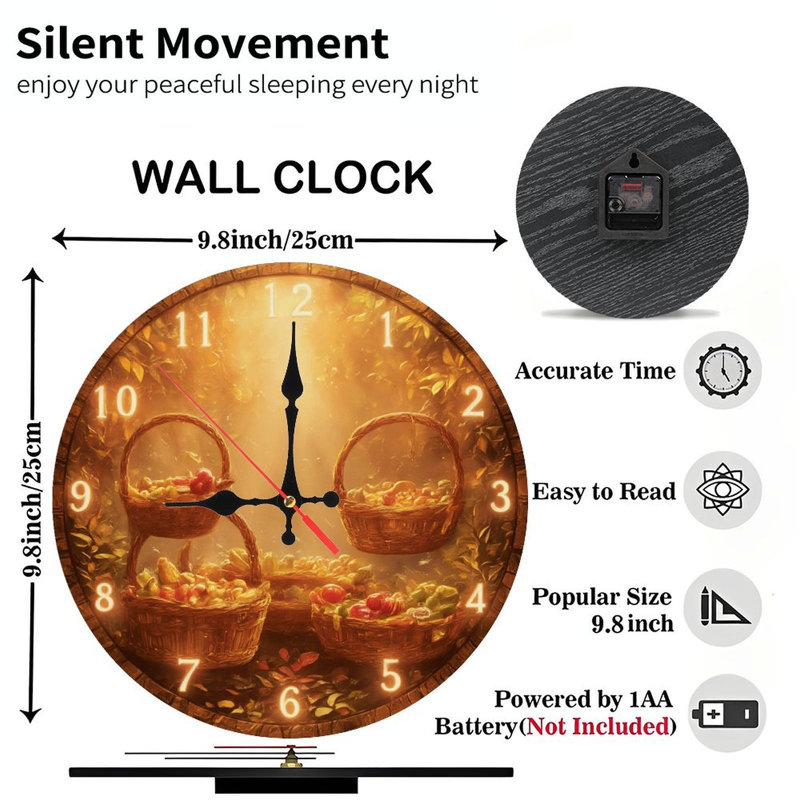 Horloge de récolte d'automne