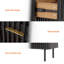 Buffet avec rangement, meuble de cuisine, noir-748325666
