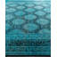 Tapis bleu surteint de conception unique 8 pi 1 po x 10 pi 3 po