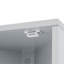 Multi-Functional Corner Cabinet Tall Bathroom Storage Cabinet With Two Doors And Adjustable Shelves, Open Shelf, Grey