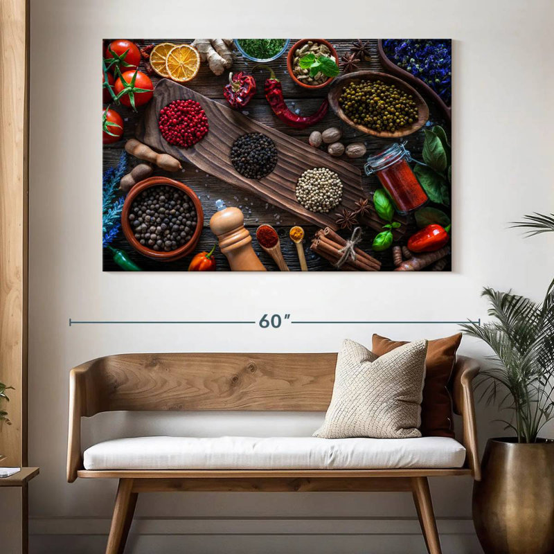 Yarlin Spice For Taste, 34" H x 51" W