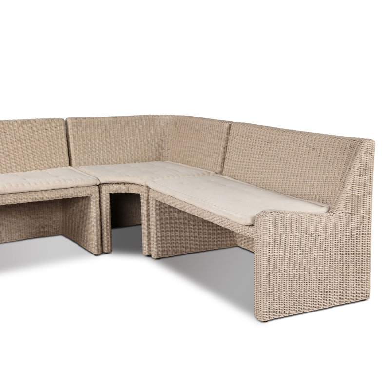 Senna Outdoor U-Shape Dining Banquette