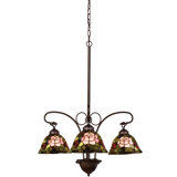 Tiffany 3 - Light Chandelier